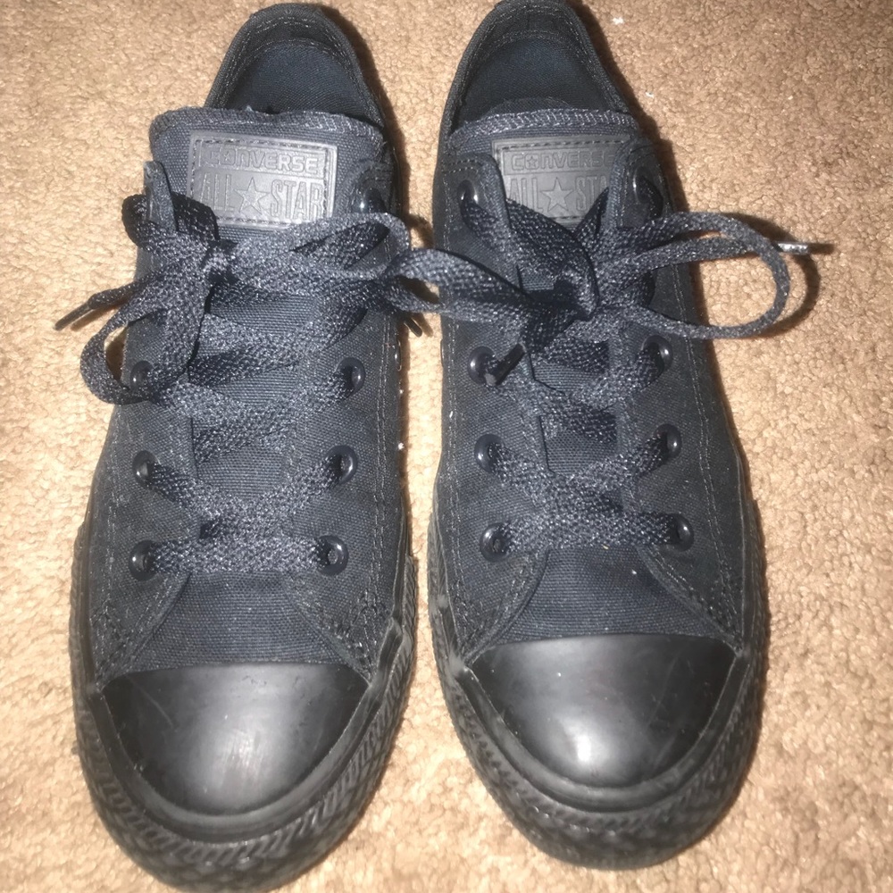 All black converse